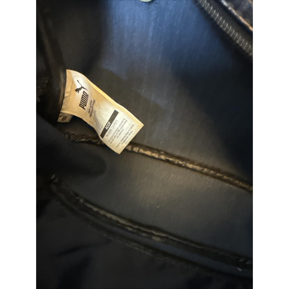 Puma Mini Boston Bag Blue Red Faux Leather Handbag - Picture 7 of 7